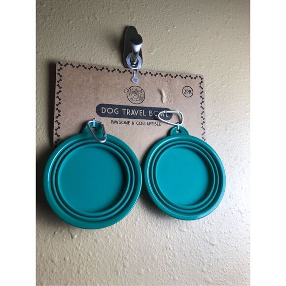 Winifred Lily 2 Portable Travel Collapsible Pet Dog Bowl Food & Water Bowls Dish - Picture 4 of 7